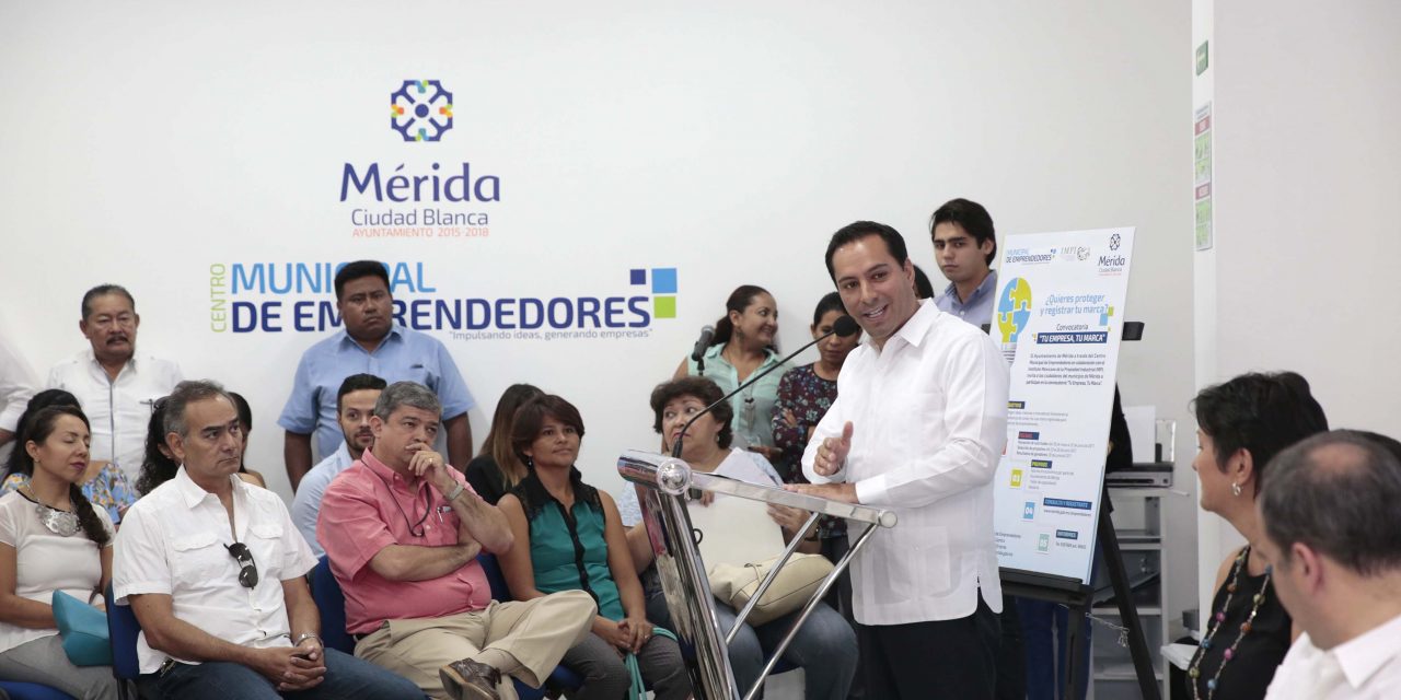 Mérida, primera ciudad de México que ofrece apoyo económico a emprendedores para registrar sus marcas y creaciones ante el IMPI