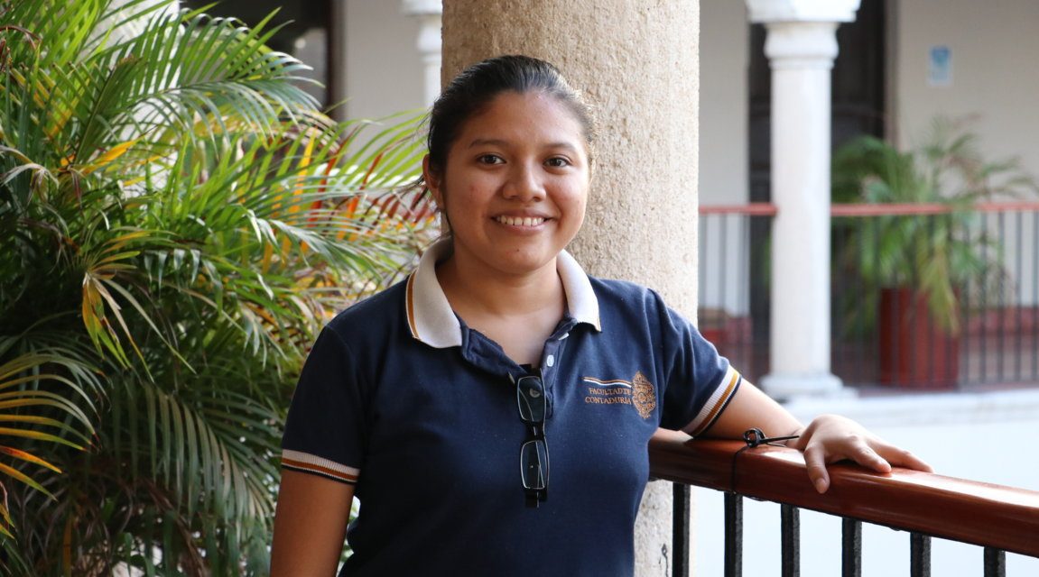 Ana Esther Heredia Cen, primera estudiante de la UMT que irá de intercambio a Colombia